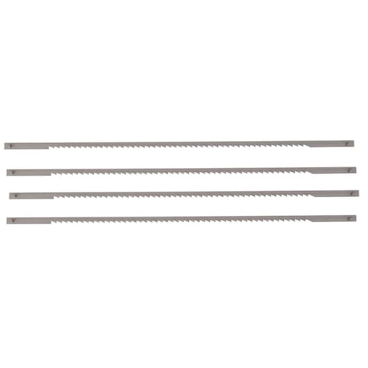 4 pack 6-1/2 inch by 10 t p i coping saw blades.