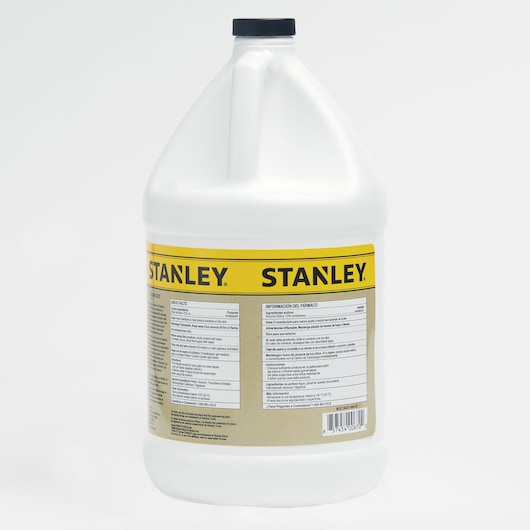 Profile of stanley 128 ounce hand sanitizer gel pack.