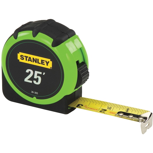 25 foot high visibility tape measure.