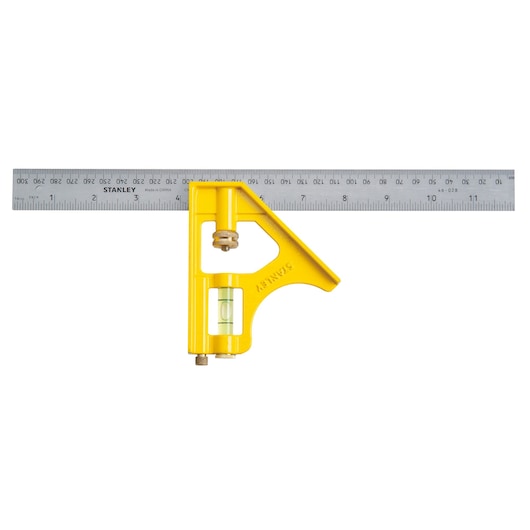 12 inch english and metric combination square.