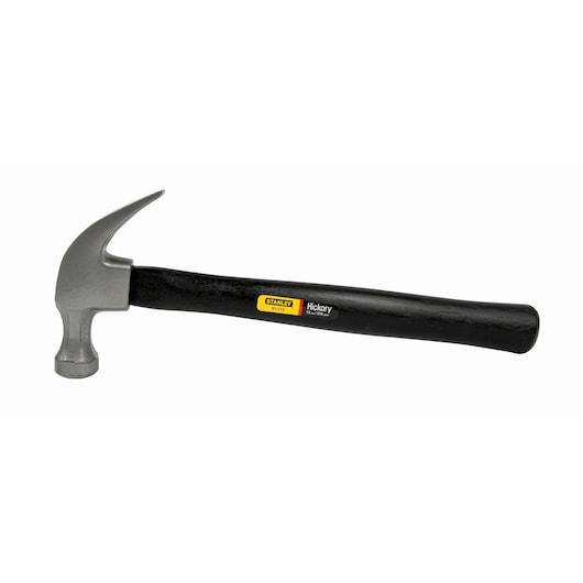 13 ounce curved claw wood handle hammer.