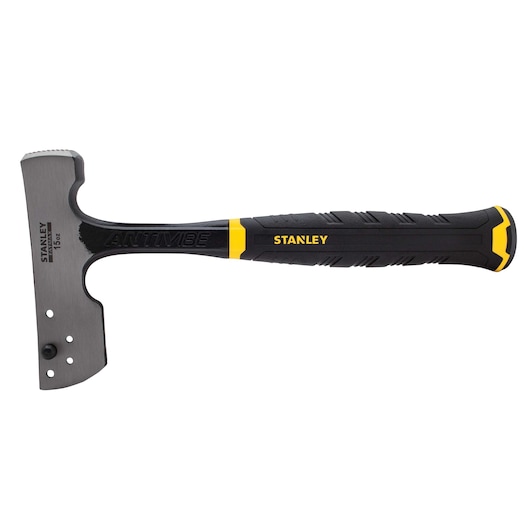 15 ounce fat max anti vibe shingler hammer with blade.