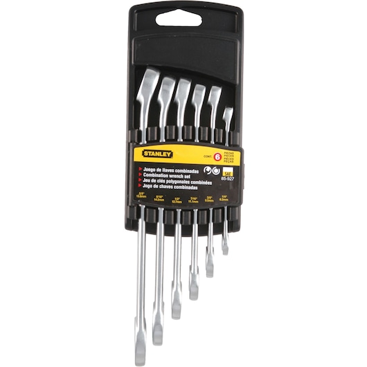 6 pc Combination Wrench Set SAE