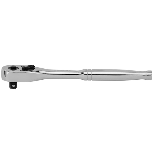 Three eighths inch Drive Pear Head Quick Release Ratchet.
