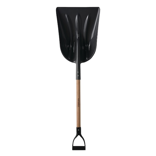 Accu scape d handle grain shovel with a b s head.
