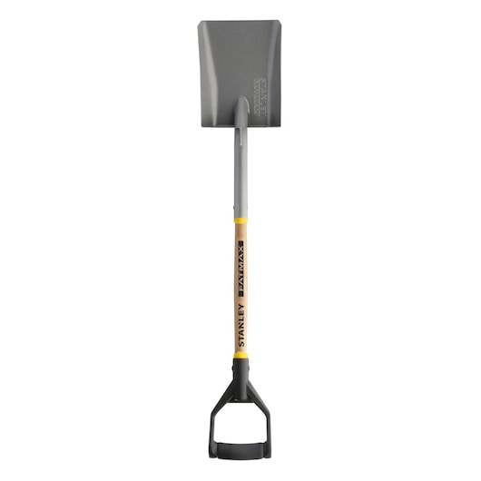 Fatmax xtreme ashwood d handle square head shovel.

