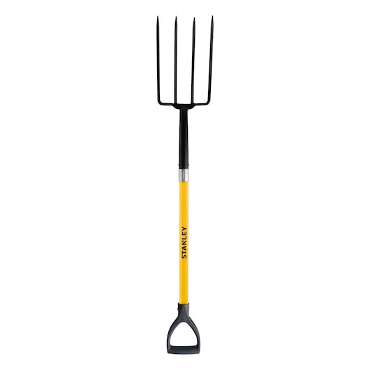 Fiberglass D handle garden fork.
