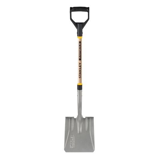 Fatmax ashwood d handle square head shovel.
