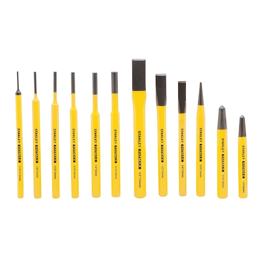 12 piece fatmax punch and chisel.
