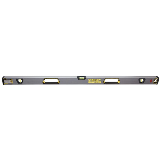 Profile of 48 inch fatmax premium box beam with hook.