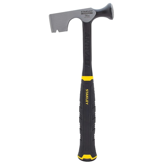 Profile of 14 ounce fatmax drywall hammer.
