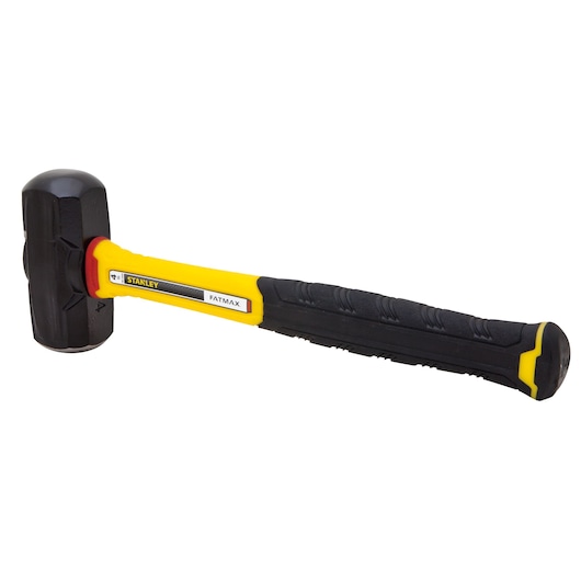 Profile of 4 pound anti vibe engineer sledge hammer .