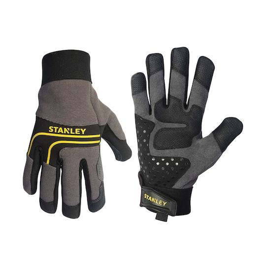 SYNTHETIC LEATHER MULTI-PURPOSE GLOVES WITH SILICONE DOTTING.