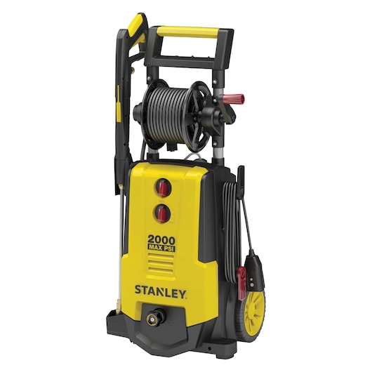 FRont profile of 2000 P S I Electric Pressure Washer.