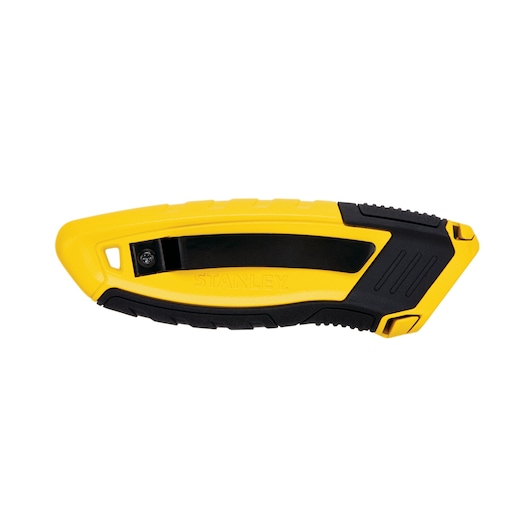 Back side of CONTROL GRIP RETRACTABLE UTILITY KNIFE.
