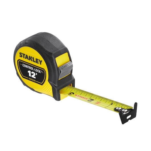 STANLEY CONTROL-LOCK™ 12 ft. Tape Measure Beauty 1/4 turn blade out