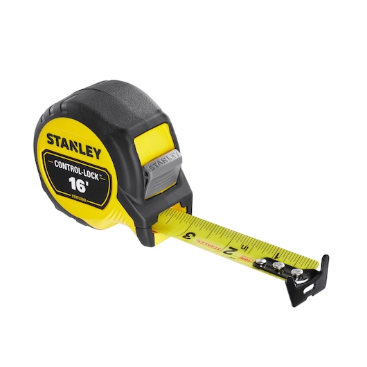 STANLEY CONTROL-LOCK™ 16 ft. Tape Measure Beauty 1/4 turn blade out