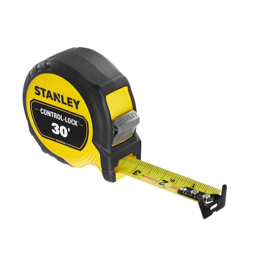 STANLEY CONTROL-LOCK™ 30 ft. Tape Measure Beauty 1/4 turn blade out
