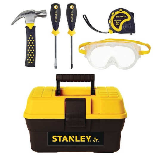 STANLEY® Jr. Children's Toolbox with 5-Piece Tool Set_Front